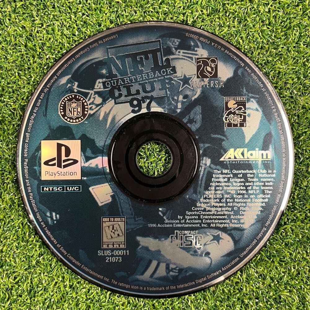 NFL Quarterback Club 97 (Sony PlayStation 1, 1997) PS1 Disc Only